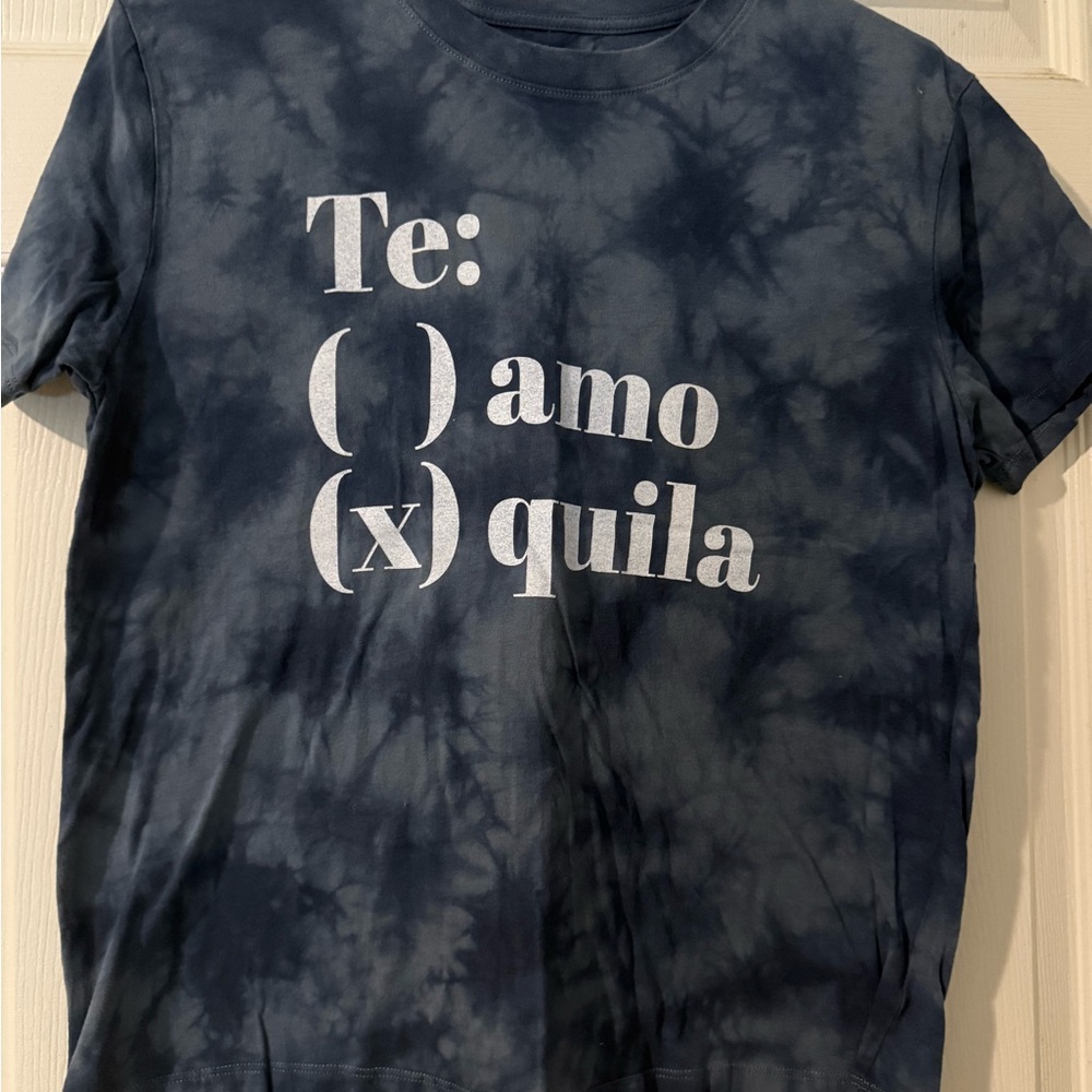 Navy Tie-Dye Graphic Tee